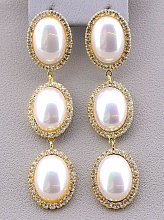 картинка Серьги 'XUPING' Фианит (позолота 18к (лимонная)) от магазина Wolves