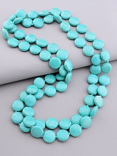 картинка Бусы Бирюза 120 см от магазина Wolves