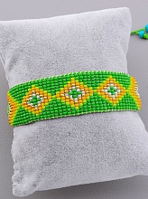 картинка Браслет Бисер 17 см от магазина Wolves