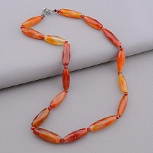 картинка Бусы Сердолик 50 см от магазина Wolves