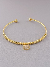 картинка Браслет 'Saiya' Фианит 17 см (позолота 18к) от магазина Wolves