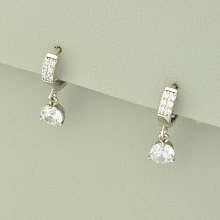 картинка Серьги 'XUPING' Фианит  (родий) от магазина Wolves