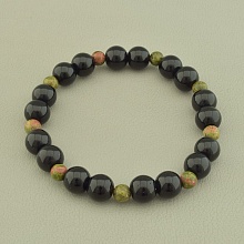 картинка Браслет 'SUNSTONES' Агат Яшма 21 см от магазина Wolves