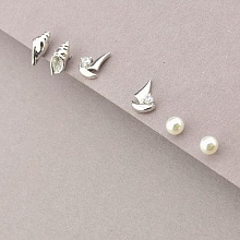 картинка Серьги 'Saiya' Майорка (родий) от магазина Wolves