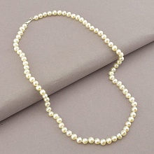 картинка Бусы 'SUNSTONES' Жемчуг Серебро(925) 45 см от магазина Wolves