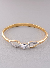 картинка Браслет 'XUPING' Фианит 17 см (позолота 18к) от магазина Wolves