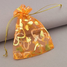 картинка Мешочек из Органзы, оранжевый 120x90 мм от магазина Wolves