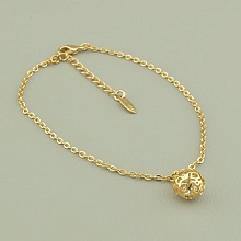 картинка Браслет 'SUNSTONES' Фианит 17 см (позолота 18к) от магазина Wolves