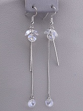 картинка Серьги 'Juleeze' Фианит (родий) от магазина Wolves