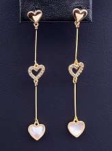 картинка Серьги 'XUPING' Фианит (позолота 18к) от магазина Wolves