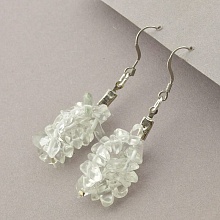 картинка Серьги 'SUNSTONES' Горный хрусталь от магазина Wolves