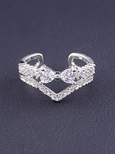 картинка Кольцо 'Big Dipper' Фианит (родий) от магазина Wolves