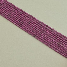 картинка Нитка Рубин 39 см 3 5 мм (Без замка) от магазина Wolves