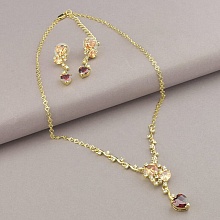 картинка Подвеска+Серьги 'Winniana' Фианит 45 см от магазина Wolves