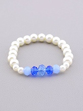 картинка Браслет 'SUNSTONES' Чешский хрусталь Майорка 17 см от магазина Wolves