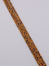 картинка Нитка Тигровый глаз 40 см 2 5 мм (Без замка) от магазина Wolves