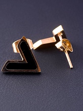 картинка Серьги 'Stainless Steel' (позолота 18к) от магазина Wolves