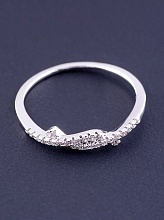 картинка Кольцо 'XUPING' Фианит (родий) от магазина Wolves