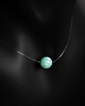 картинка Чокер невидимка с камнем Амазонит от магазина Wolves