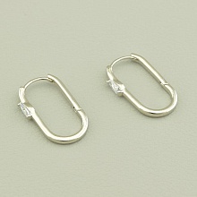 картинка Серьги 'XUPING' Фианит (родий) от магазина Wolves