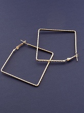 картинка Серьги 'FJ' 48х48мм от магазина Wolves