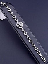 картинка Браслет 'XUPING' Фианит 17 см (родий) от магазина Wolves