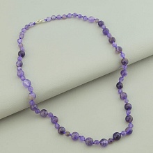 картинка Бусы 'SUNSTONES' Аметист Серебро(925) 47 см от магазина Wolves