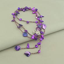 картинка Бусы Жемчуг Перламутр Бисер 120 см от магазина Wolves