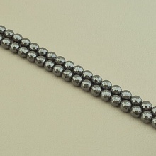 картинка Нитка Гематит 38 см 8 мм (Без замка) от магазина Wolves