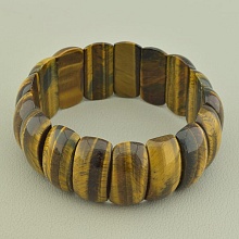 картинка Браслет Тигровый глаз 19 см от магазина Wolves