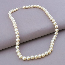 картинка Бусы 'SUNSTONES' Жемчуг Серебро(925) 47 см от магазина Wolves