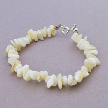 картинка Браслет 'SUNSTONES' Перламутр 18 см от магазина Wolves