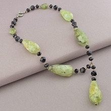 картинка Бусы Пренит Чешский хрусталь 48 см от магазина Wolves