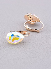 картинка Серьги 'Pataya' Фианит  (позолота 18к) от магазина Wolves