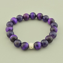 картинка Браслет 'SUNSTONES' Кошачий глаз 18 см от магазина Wolves