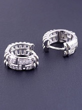 картинка Серьги 'XUPING' Фианит (родий) от магазина Wolves