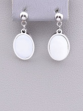 картинка Серьги 'Stainless Steel' Перламутр от магазина Wolves