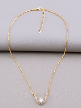 картинка Подвеска 'XUPING' Фианит 40 см (позолота 18к) от магазина Wolves