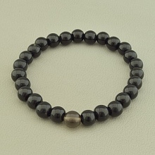 картинка Браслет 'SUNSTONES' Агат Раухтопаз 19 см от магазина Wolves