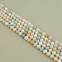 картинка Нитка Морганит 40 см 10 5 мм (Без замка) от магазина Wolves