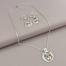 картинка Подвеска+Серьги 'Winniana' Фианит 45 см от магазина Wolves