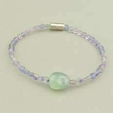 картинка Браслет 'SUNSTONES' Флюорит 17 5 см от магазина Wolves