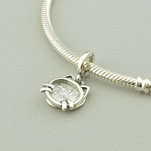 картинка Шарм 'Pandora style' Эмаль Серебро(925) от магазина Wolves