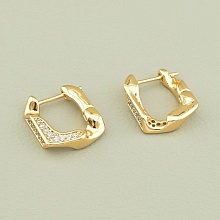 картинка Серьги 'XUPING' Фианит (позолота 18к) от магазина Wolves