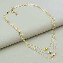 картинка Подвеска 'XUPING' 42 см (позолота-родий) от магазина Wolves