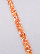 картинка Нитка Сердолик 39 см 6 мм (Без замка) от магазина Wolves