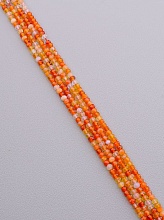 картинка Нитка Сердолик 40 см 4 мм (Без замка) от магазина Wolves