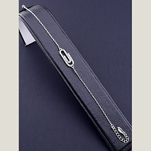 картинка Браслет 'XUPING' Фианит 18 см (родий) от магазина Wolves