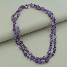 картинка Бусы 'SUNSTONES' Аметист 95 см от магазина Wolves