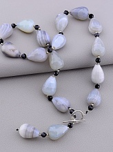 картинка Бусы Агат Чешский хрусталь 45 см от магазина Wolves